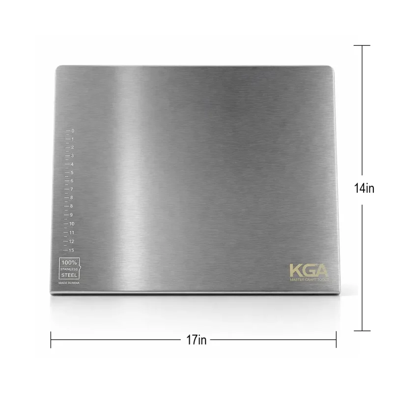 Stainless Steel Chopping Board - 16x11 Inch (Set of 1)