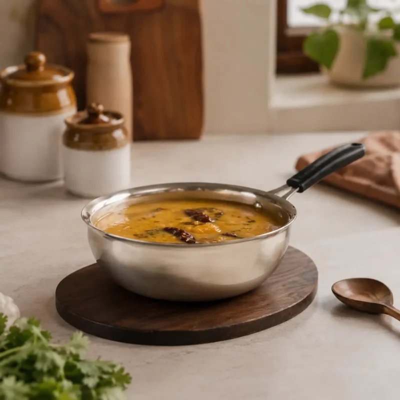Stainless Steel Mini Frypan - Durable Egg Frying Pan (Large)