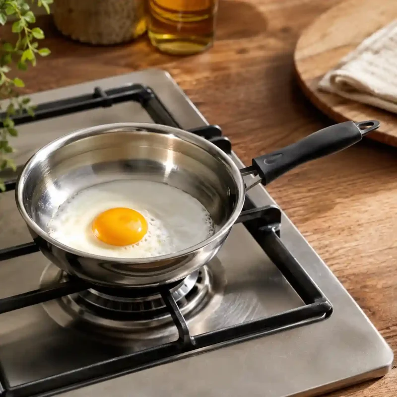 Stainless Steel Mini Frypan-Small Size (Set of 1)
