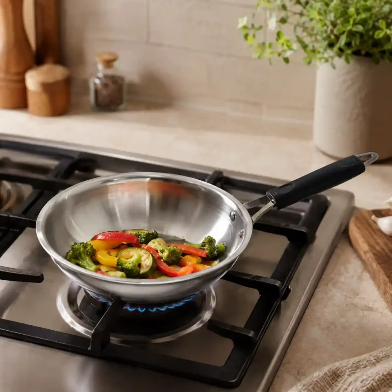 Stainless Steel Mini Frypan-Small Size (Set of 1)