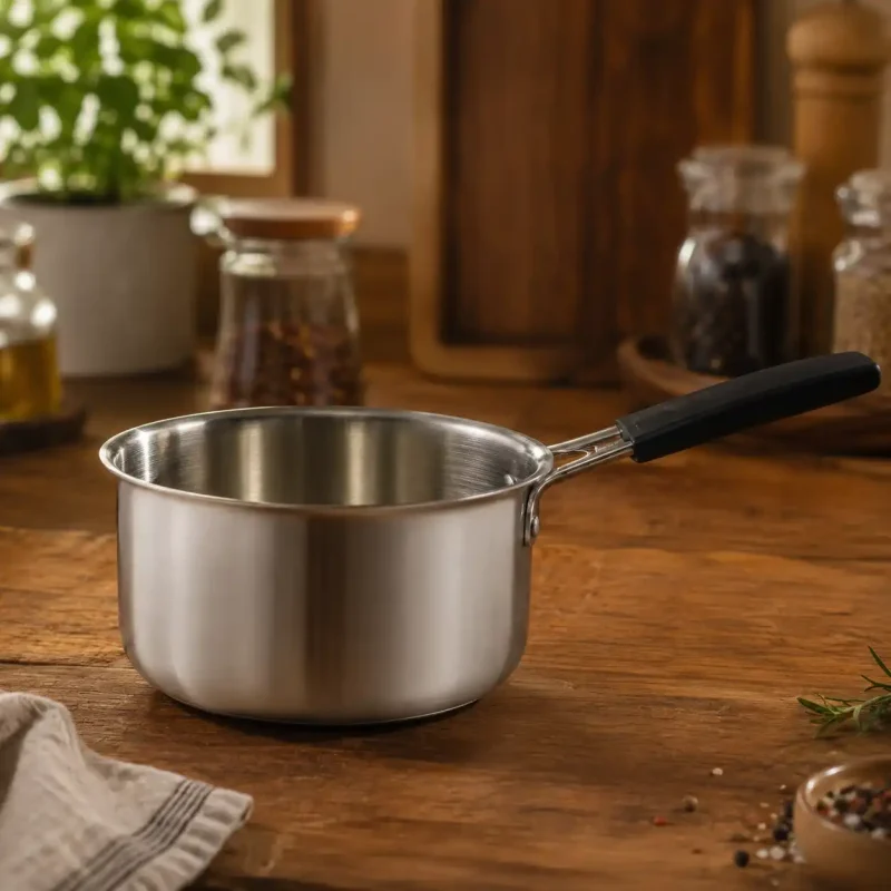 Stainless Steel Saucepan No 10-Durable Milk Pan (Set of 1)