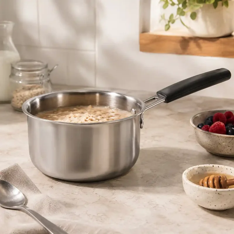 Stainless Steel Saucepan No 10-Durable Milk Pan (Set of 1)