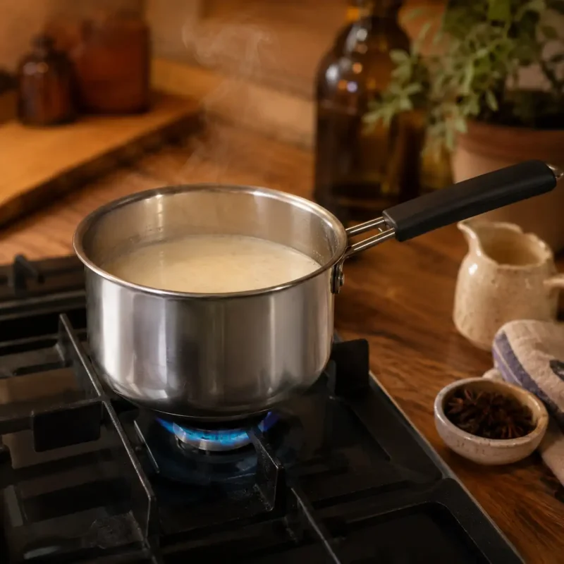Stainless Steel Saucepan No 10-Durable Milk Pan (Set of 1)