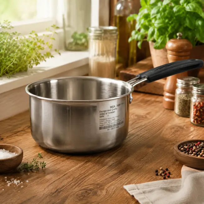 Stainless Steel Saucepan No 11-Durable Milk Pan (Set of 1)