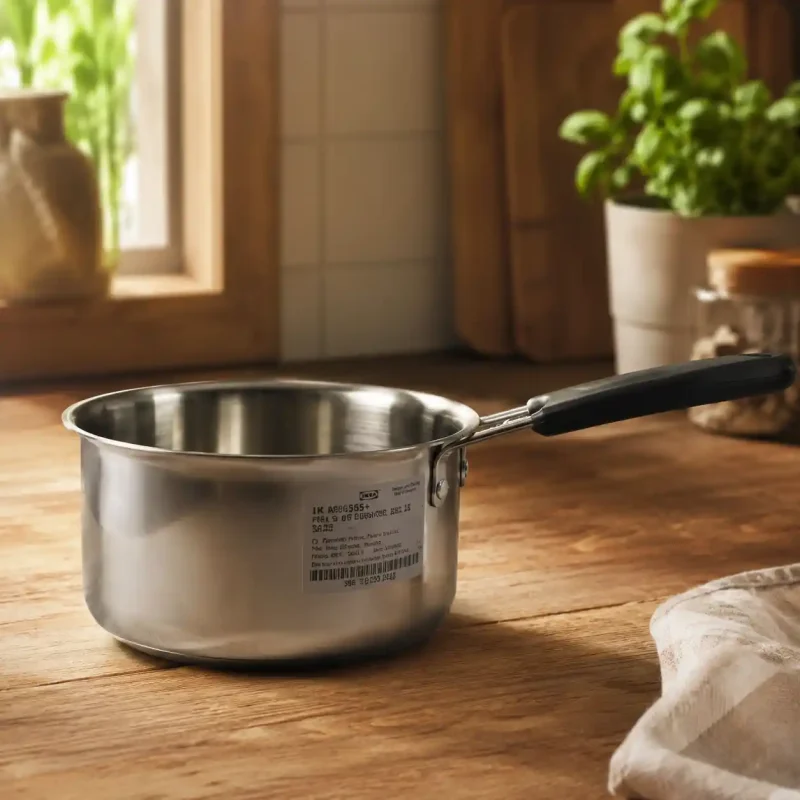 Stainless Steel Saucepan No 13-Durable Milk Pan (Set of 1)