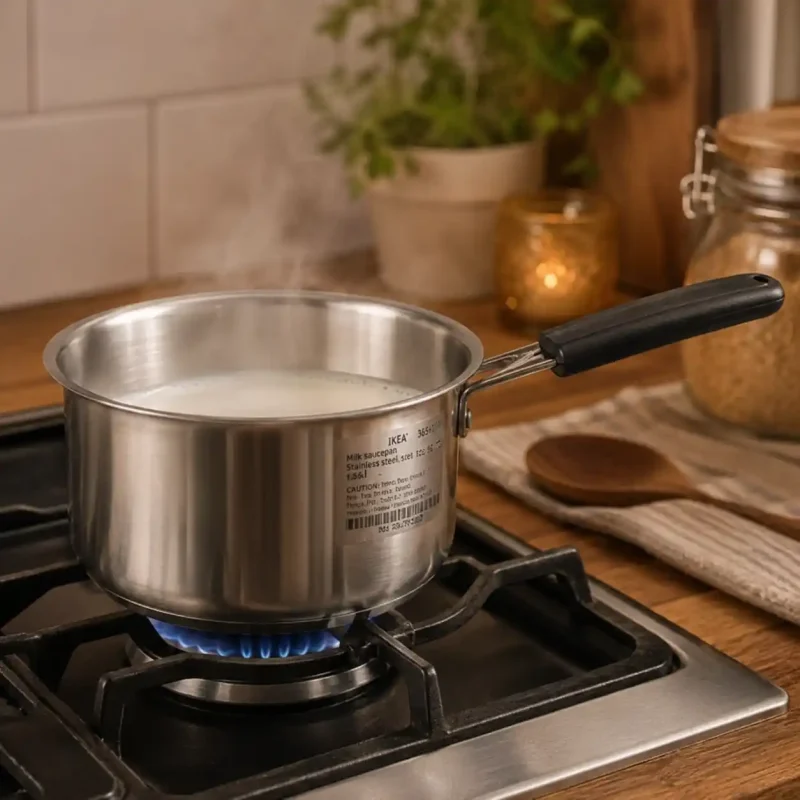 Stainless Steel Saucepan No 13-Durable Milk Pan (Set of 1)
