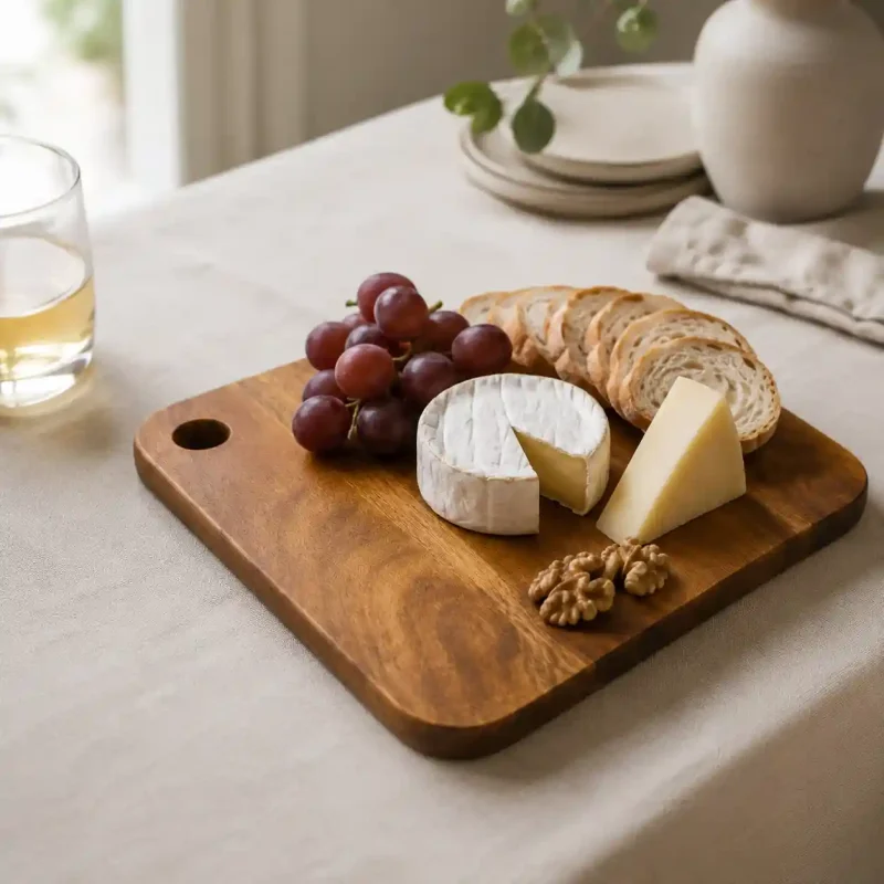 Wooden Chopping Board-12 Inch Square-Kitchen (Set of 1)