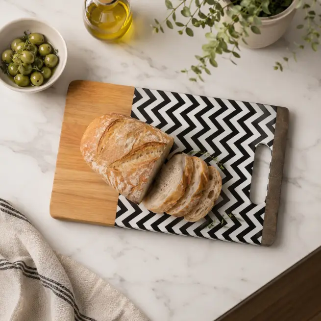 Wooden Chopping Board-16 Inch DLX - Kitchen (Set of 1)