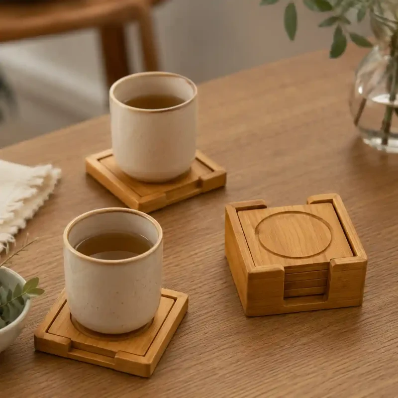 Wooden Coaster Stand (Set of 1)