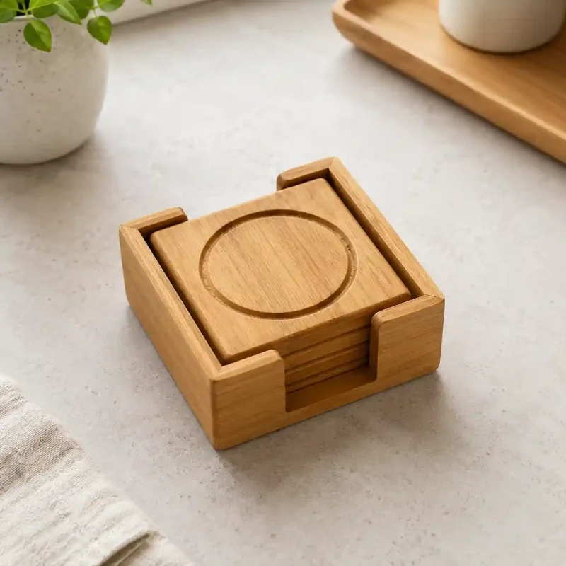Wooden Coaster Stand (Set of 1)