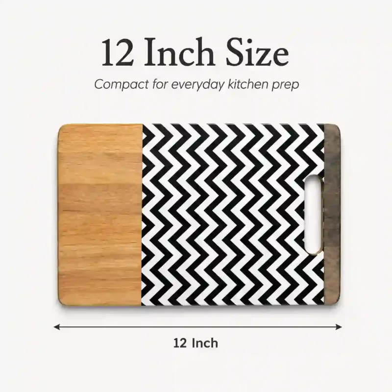 Wooden Chopping Board-12 Inch DLX-Kitchen (Set of 1)