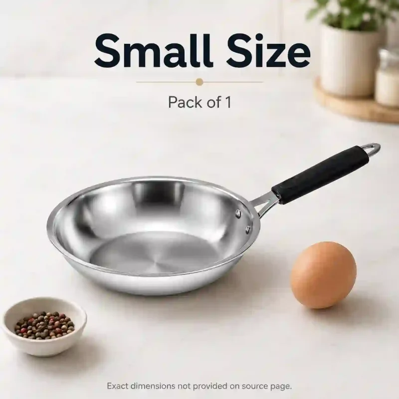 Stainless Steel Mini Frypan-Small Size (Set of 1)
