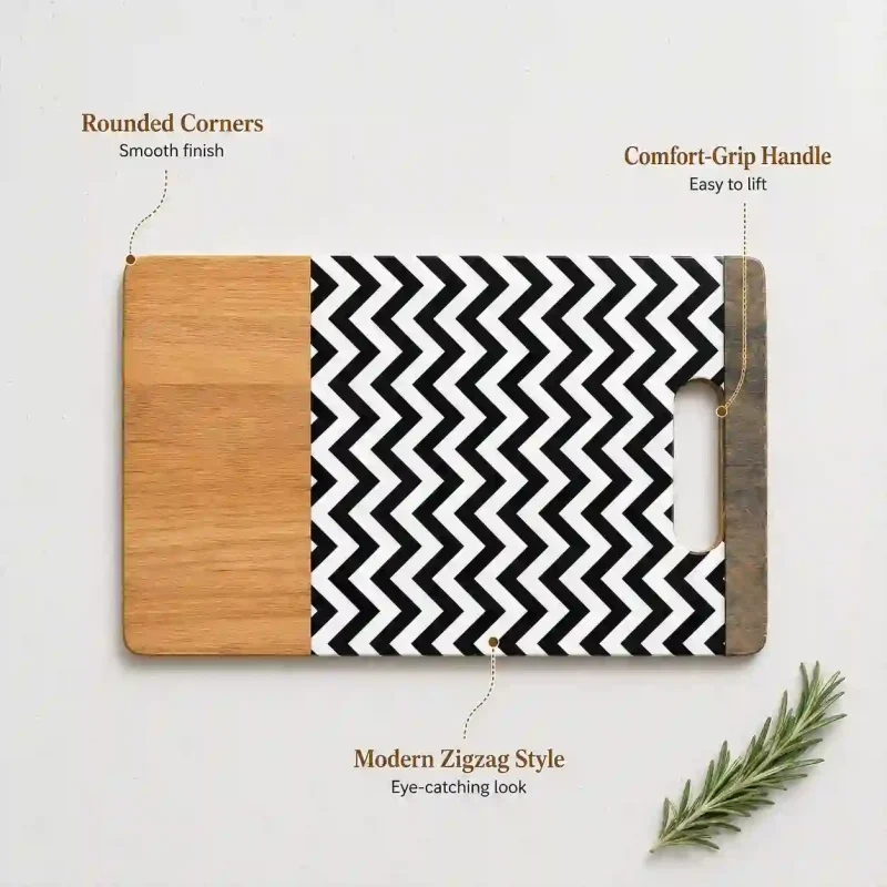 Wooden Chopping Board-14 Inch DLX-Kitchen (Set of 1)