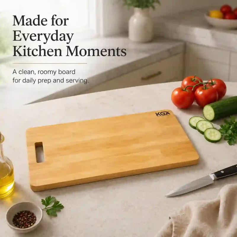 Wooden Chopping Board-18 Inch Round-Kitchen (Set of 1)