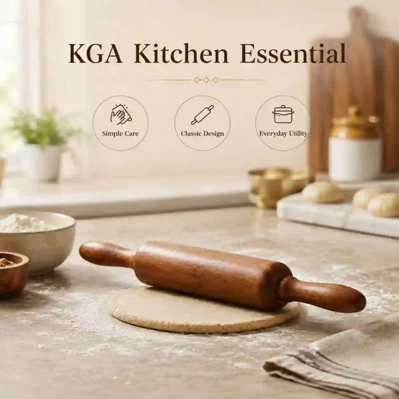 Wooden Rolling Belan-14 Inch Belan-Kitchen (Set of 1)