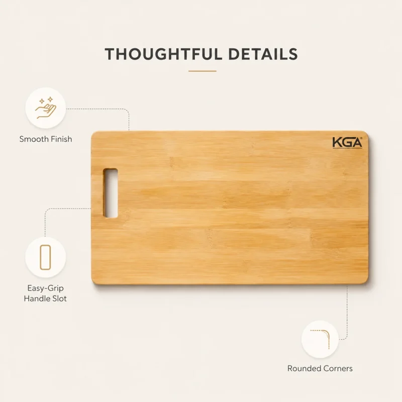 Wooden Chopping Board-12 Inch Round - Kitchen (Set of 1)