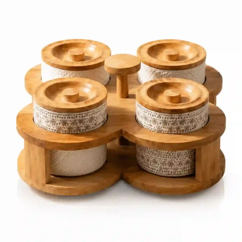 Revolving Cutlery 4 Organizer - 360 Degree Rotating (Set of 1)