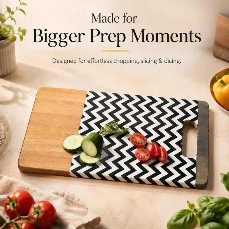 Wooden Chopping Board-16 Inch DLX - Kitchen (Set of 1)