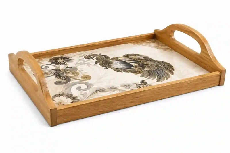Galaxy Serving Tray-Arc Printed-Rectangle (Set of 1)