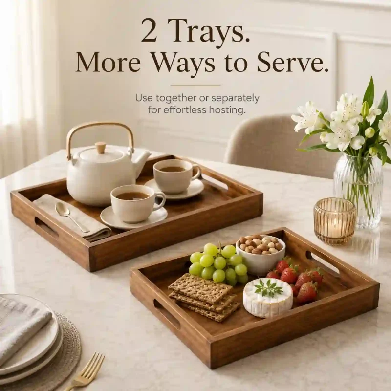 Stylo Serving 2 Tray-Dining (Set of 1)