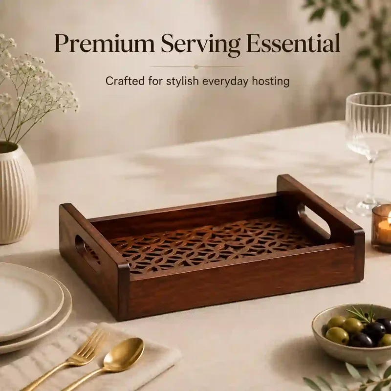 Levis Serving Tray-Durable & Stylish-Medium (Set of 1)