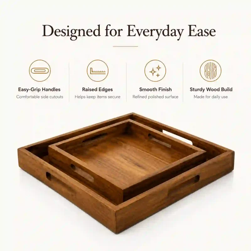 Stylo Serving 2 Tray-Dining (Set of 1)