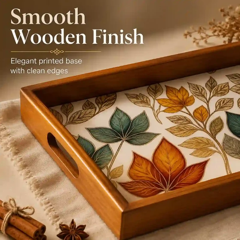 Rectangle Serving Tray 3 Pieces-Printed (Set of 1)