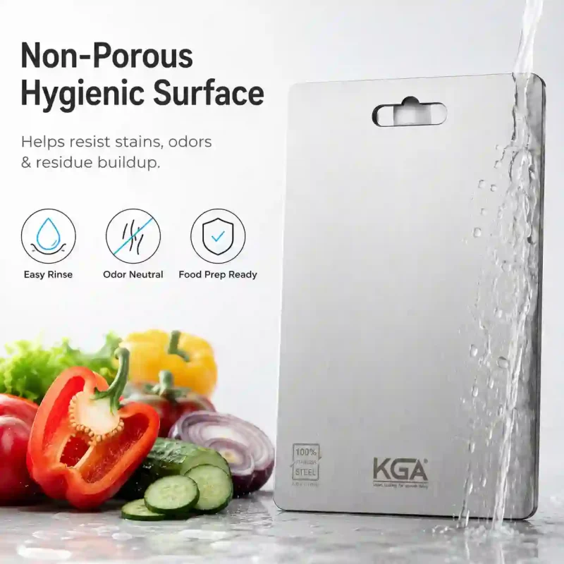 Stainless Steel Chopping Board-10x14 Inch (Set of 1)