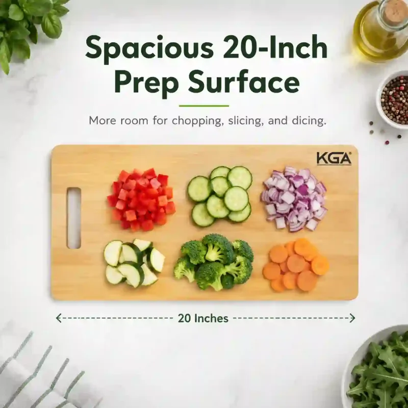 Wooden Chopping Board-20 Inch Round - Kitchen (Set of 1)