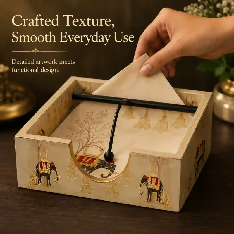 Signature Napkin Holder - Premium Tissue Stand (Set of 1)