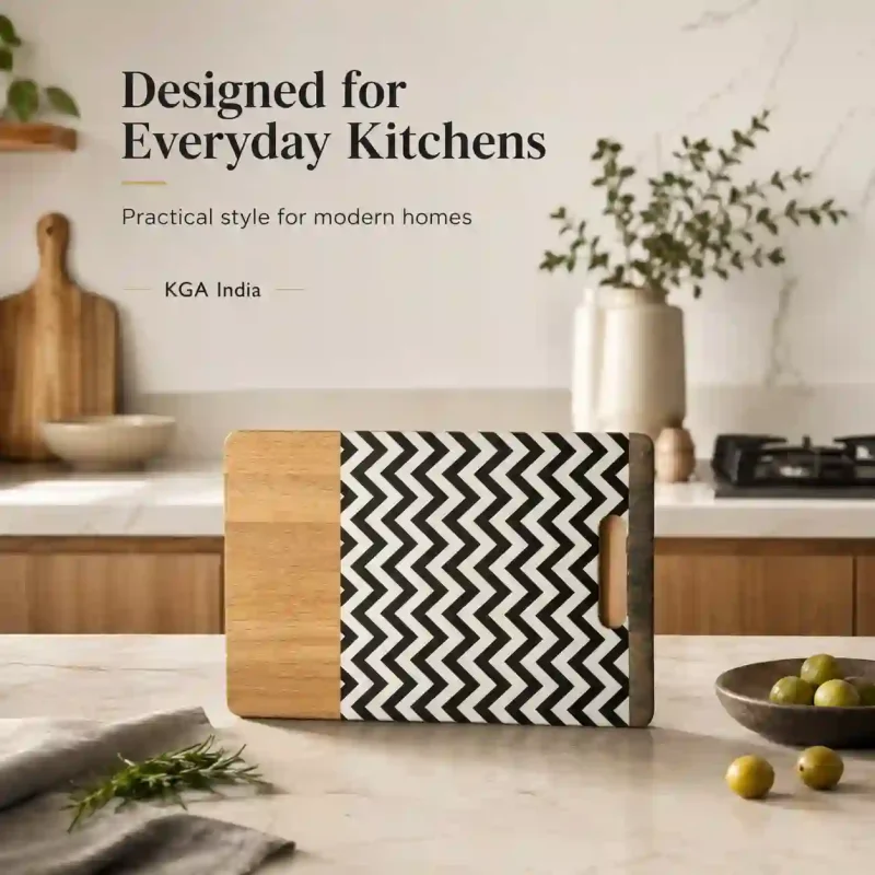 Wooden Chopping Board-12 Inch DLX-Kitchen (Set of 1)