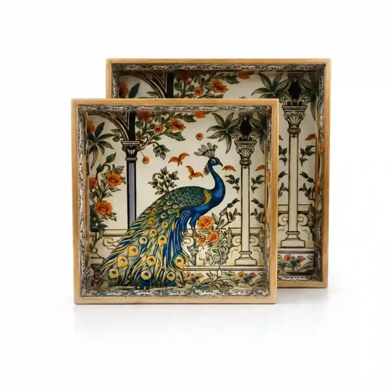 Signature Square 2 Tray-Printed (Set of 1)