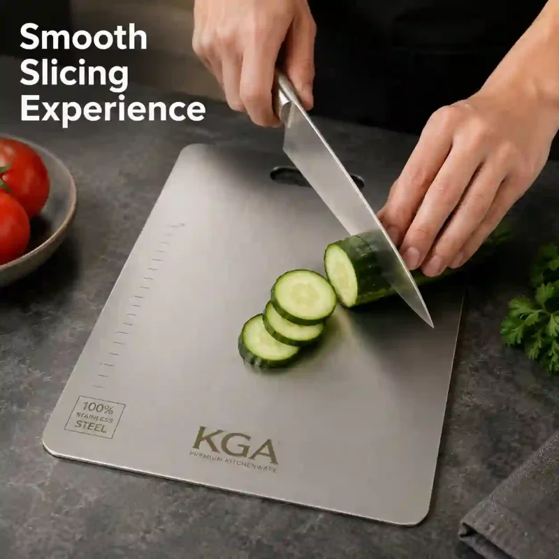 Stainless Steel Chopping Board-8x12 Inch (Set of 1)