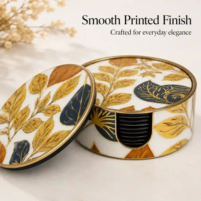 Signature Round Coaster-Heat Resistant (Set of 1)