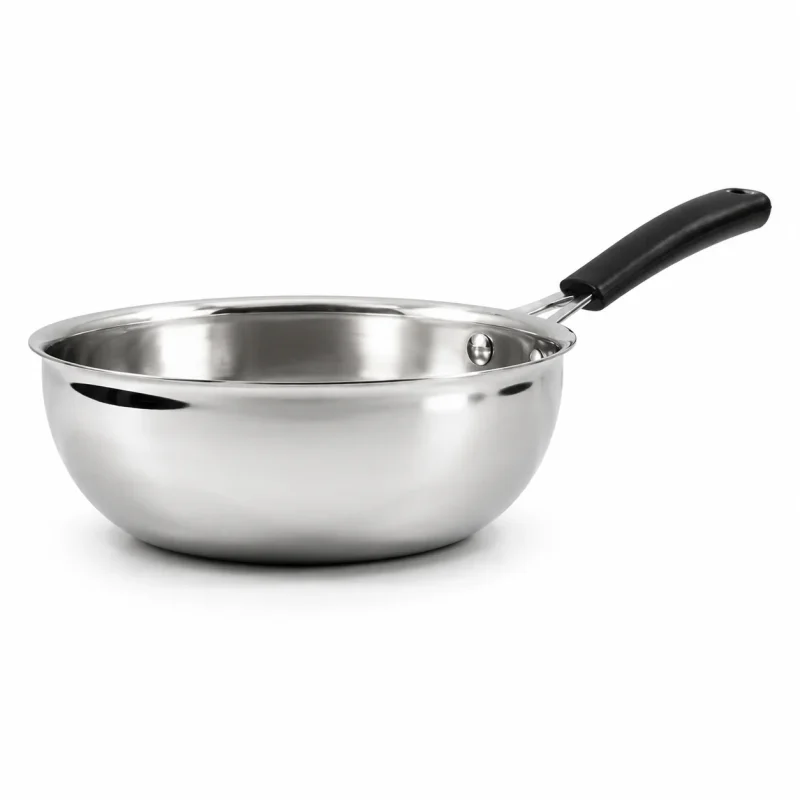 Stainless Steel Mini Frypan - Durable Egg Frying Pan (Large)