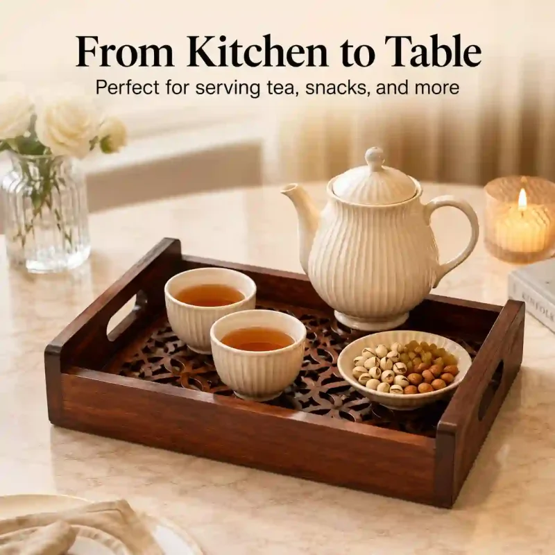 Levis Serving Tray-Durable & Stylish-Medium (Set of 1)