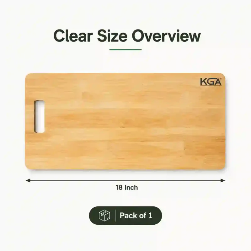 Wooden Chopping Board-18 Inch Round-Kitchen (Set of 1)