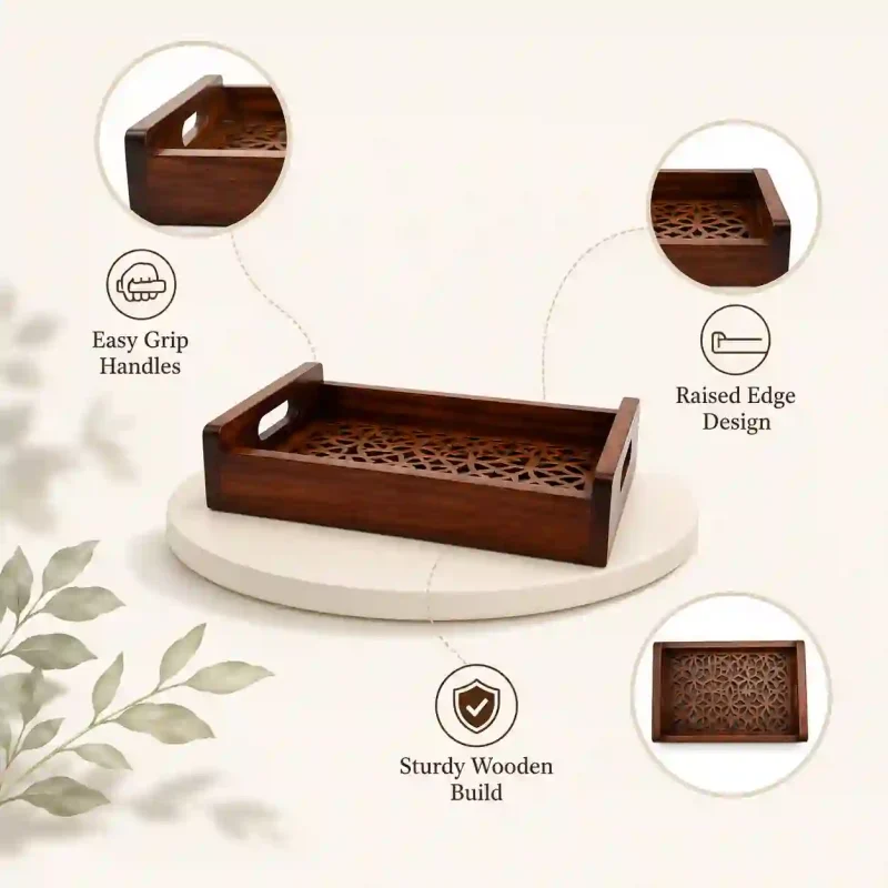 Levis Serving Tray-Durable & Stylish-Medium (Set of 1)