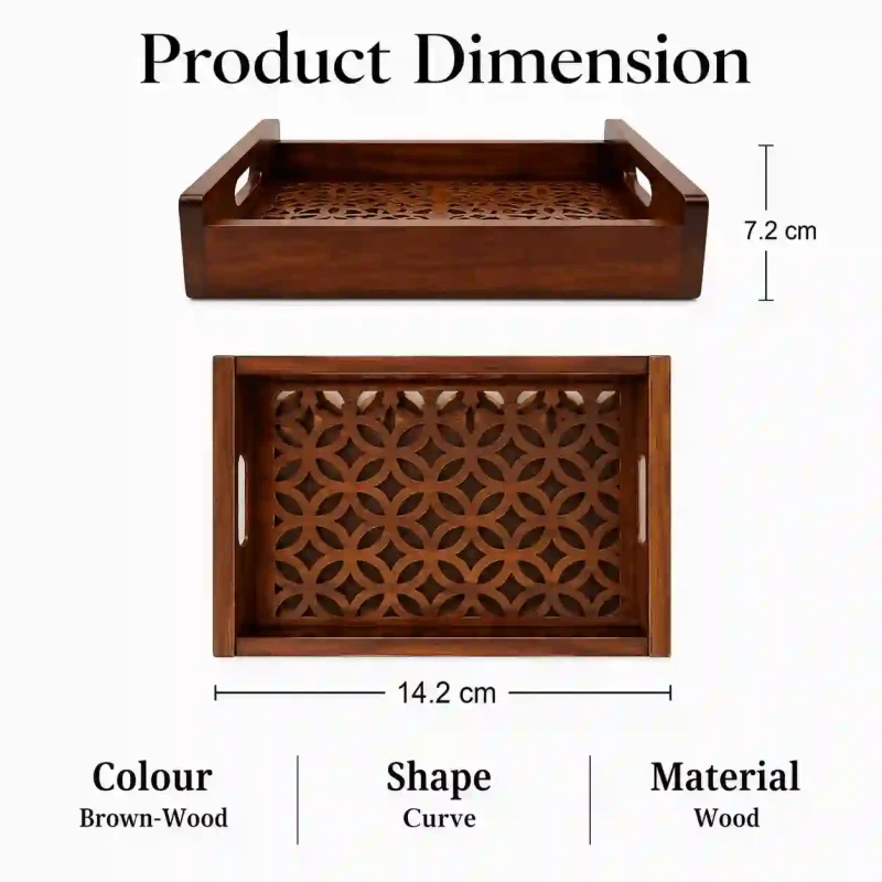 Levis Serving Tray-Durable & Stylish-Medium (Set of 1)