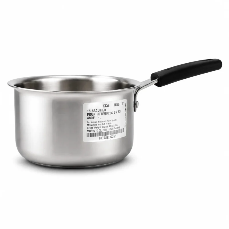 Stainless Steel Saucepan No 10-Durable Milk Pan (Set of 1)