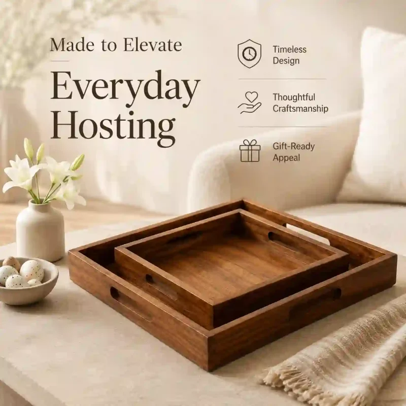 Stylo Serving 2 Tray-Dining (Set of 1)