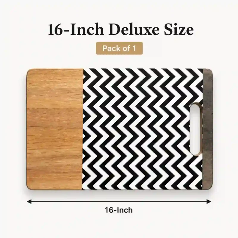 Wooden Chopping Board-16 Inch DLX - Kitchen (Set of 1)