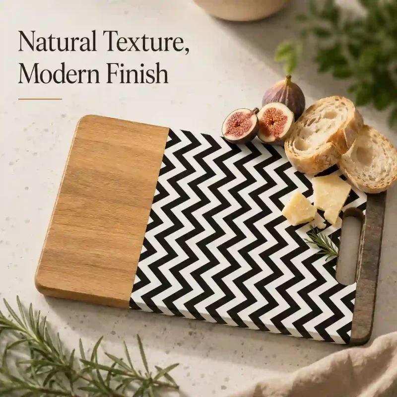 Wooden Chopping Board-12 Inch DLX-Kitchen (Set of 1)