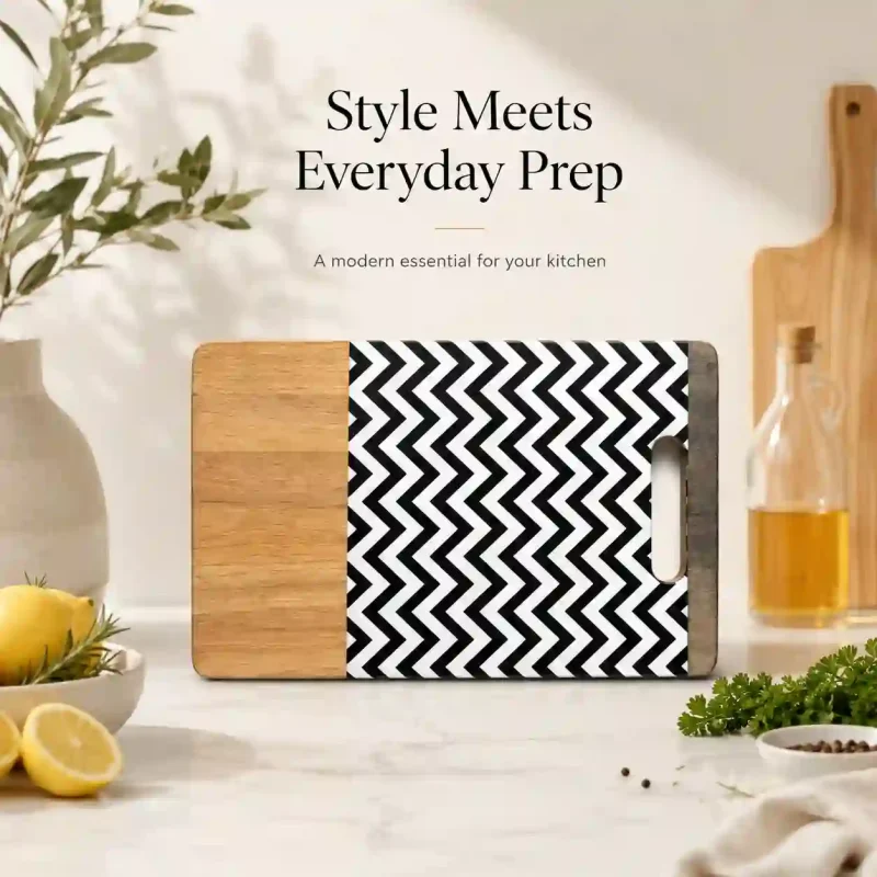 Wooden Chopping Board-12 Inch DLX-Kitchen (Set of 1)