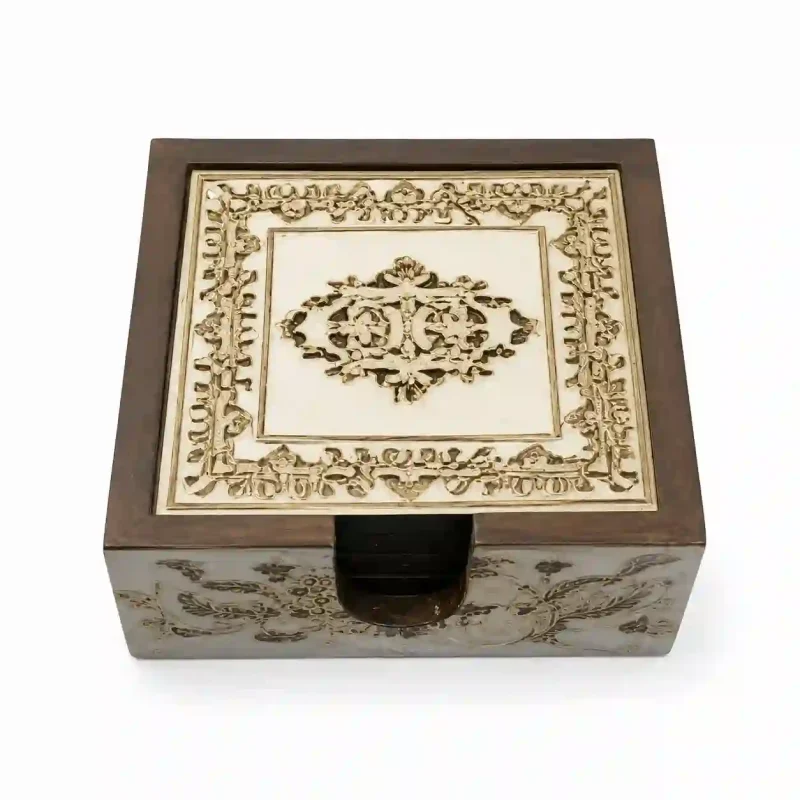 Signature Wooden Coaster Set-KGA Coaster (Set of 1)