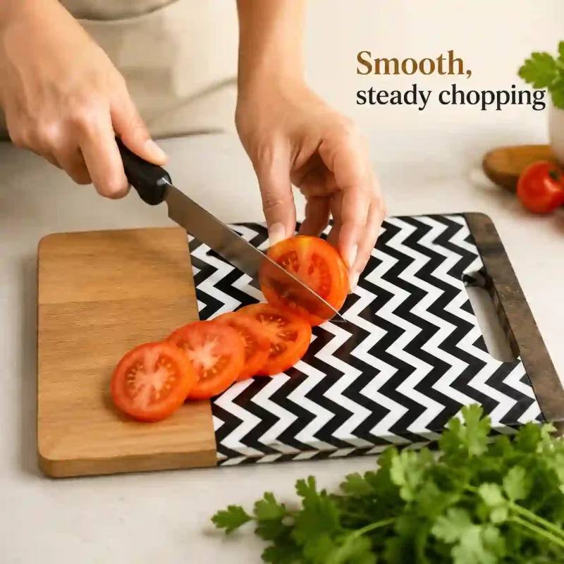 Wooden Chopping Board-14 Inch DLX-Kitchen (Set of 1)