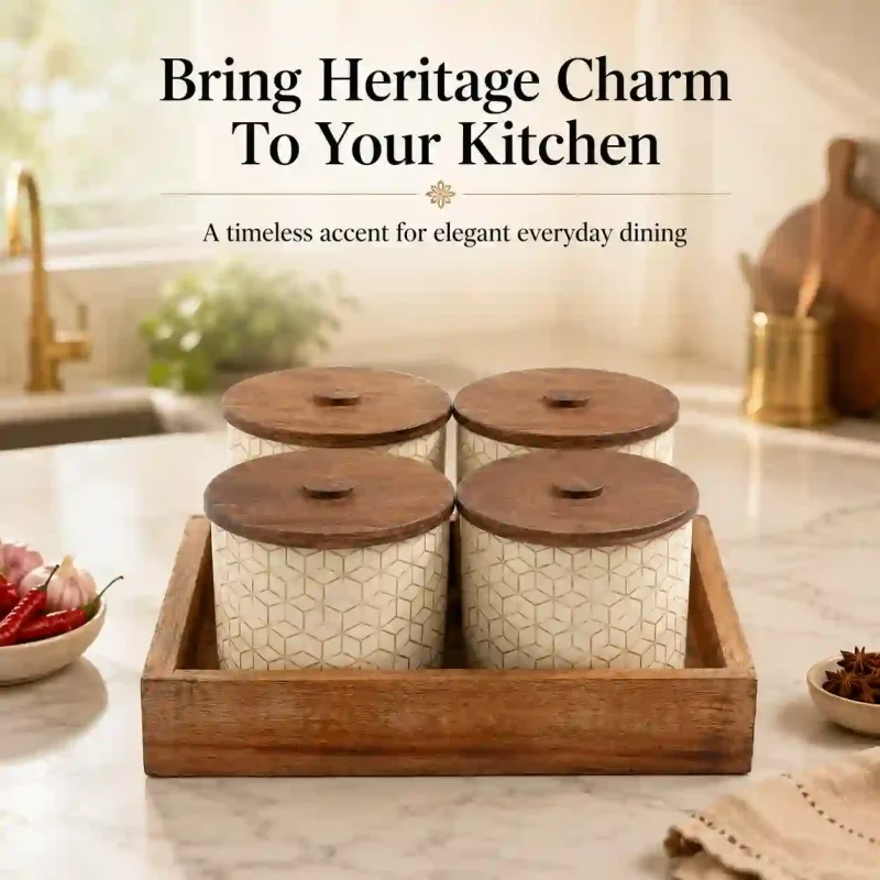 Heritage Cutlery 4 Organizer Set - Classic Tableware (Set of 1)