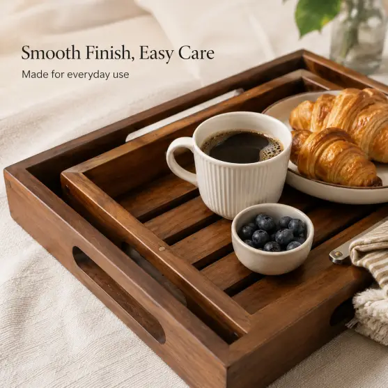 Aqua Square Serving Tray-2 Pieces-Dining (Set of 1)
