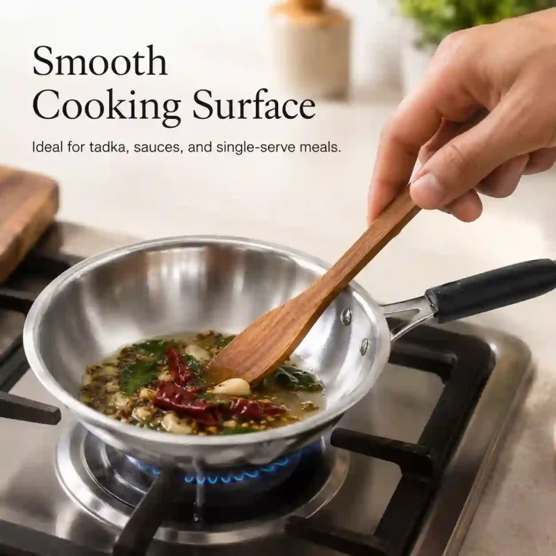 Stainless Steel Mini Frypan-Small Size (Set of 1)