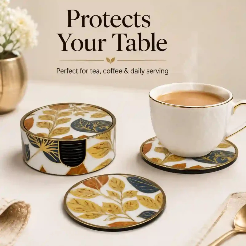 Signature Round Coaster-Heat Resistant (Set of 1)